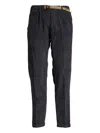 White Sand Rock Corduroy Trousers In Gray