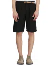 White Sand Cotton And Linen Bermuda Shorts