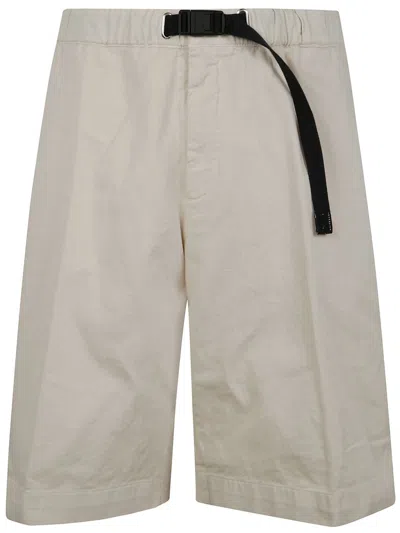 White Sand Cotton Bermuda Shorts