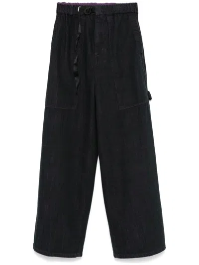 White Sand Cotton Cargo Trousers
