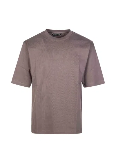 White Sand Crew-neck T-shirt In Brown