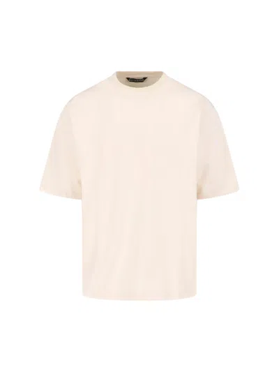 White Sand Crew-neck T-shirt In White