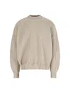 White Sand Crewneck Sweatshirt In Silver