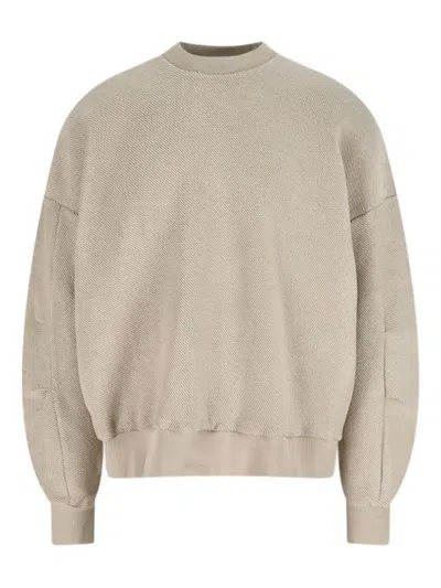 WHITE SAND CREWNECK SWEATSHIRT