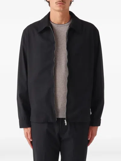 White Sand Davidzip Shirt Jacket In 블랙