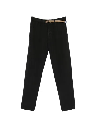 White Sand Greg Trousers In Black