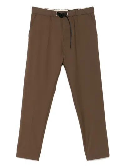 White Sand Greg Trousers In Brown