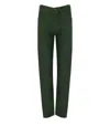 White Sand Isabel Green Jeans In Green