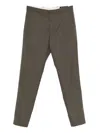 White Sand Jack Button-fly Trousers In Green