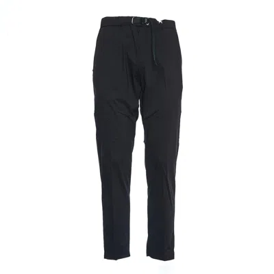 White Sand Lightweight Black Pants With Adjustable Drawstring Waist