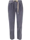 White Sand Long Classic Trousers Clothing In Blue