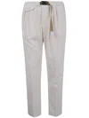White Sand Long Classic Trousers Clothing In Gray