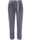 White Sand Long Classic Trousers Clothing In Purple