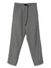 White Sand Long Classic Trousers In Gray