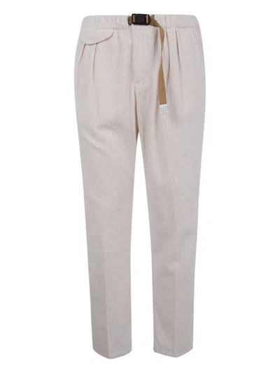 White Sand Long Classic Trousers In Gray