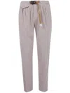 White Sand Long Classic Trousers Clothing In Neutral