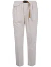 White Sand Long Classic Trousers Clothing In Neutral