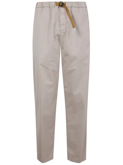 White Sand Long Trousers In Silver