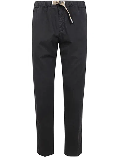 White Sand Long Trousers Clothing In Black