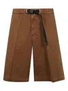 White Sand Long Trousers By  In Brown