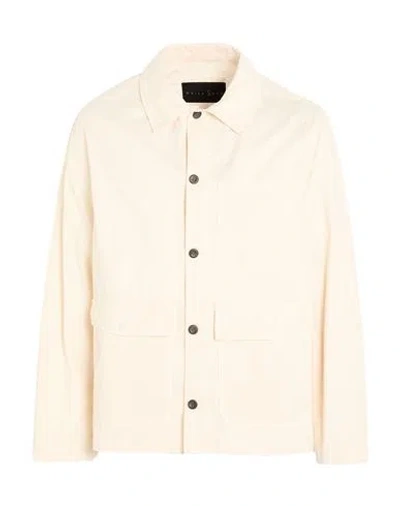 White Sand Man Jacket Ivory Size 40 Cotton In Pink