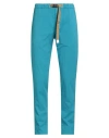White Sand Man Pants Azure Size 32 Cotton, Elastane In Green