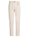 White Sand Man Pants Beige Size 30 Cotton, Polyamide, Elastane In Neutral