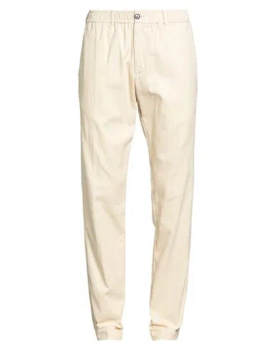 White Sand Man Pants Beige Size 34 Cotton In Neutral