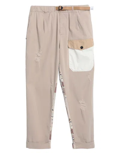White Sand Pants In Beige