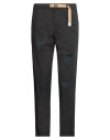 White Sand Man Pants Black Size 32 Cotton, Elastane