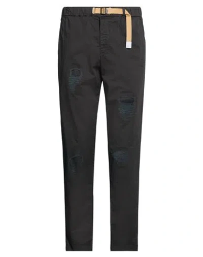 White Sand Man Pants Black Size 32 Cotton, Elastane