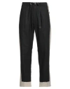 White Sand Man Pants Black Size 32 Linen, Cotton In Black