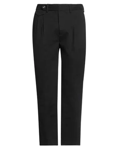 White Sand Man Pants Black Size 34 Cotton, Elastane