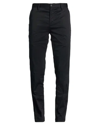 White Sand Man Pants Black Size 36 Cotton, Elastane