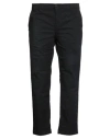White Sand Man Pants Black Size 36 Cotton, Elastane