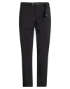White Sand Man Pants Black Size 36 Cotton, Polyamide, Elastane