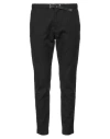 White Sand Man Pants Black Size 36 Polyester, Viscose, Elastane In Black