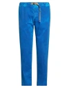 White Sand Man Pants Blue Size 34 Cotton, Elastane