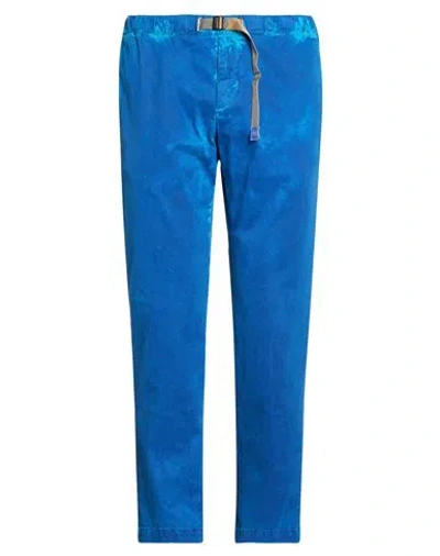 White Sand Man Pants Blue Size 34 Cotton, Elastane