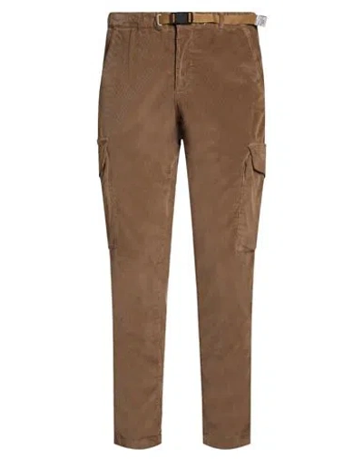 White Sand Man Pants Brown Size 44 Cotton, Lyocell, Elastane In Multi