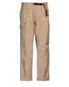 White Sand Man Pants Camel Size 28 Cotton, Polyamide In Beige