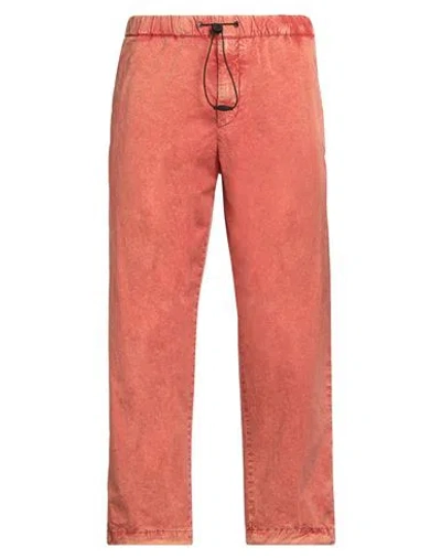 White Sand Man Pants Coral Size 32 Cotton In Red