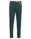 White Sand Man Pants Dark Green Size 28 Cotton, Elastane
