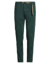 White Sand Man Pants Dark Green Size 34 Cotton, Elastane