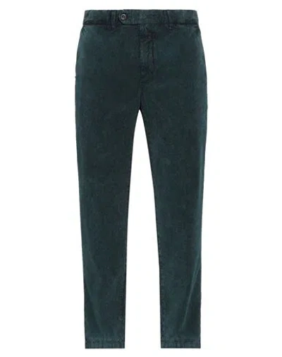 White Sand Man Pants Deep Jade Size 34 Cotton In Green