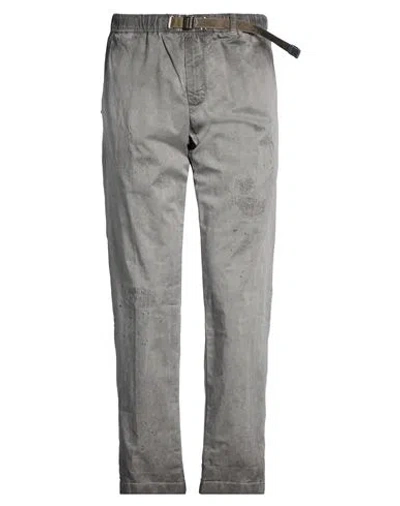 White Sand Man Pants Grey Size 30 Cotton, Elastane In Gray