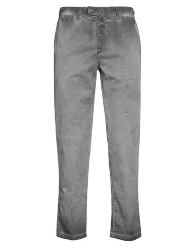 White Sand Man Pants Grey Size 32 Cotton, Elastane In Gray