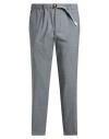 White Sand Man Pants Grey Size 34 Wool, Polyester, Elastane In Gray