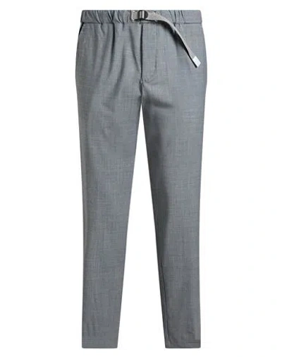 White Sand Man Pants Grey Size 34 Wool, Polyester, Elastane In Gray