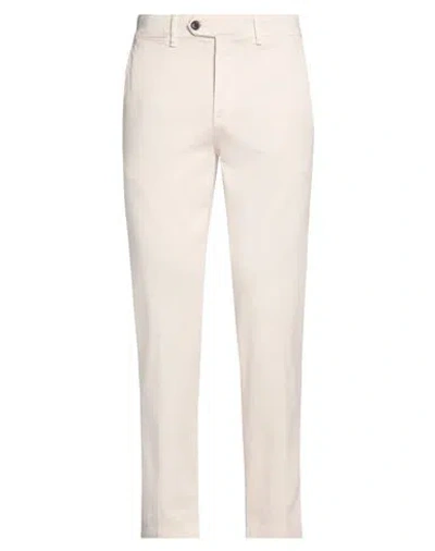 White Sand Man Pants Ivory Size 30 Cotton, Elastane